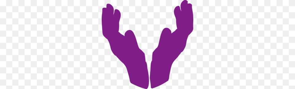 Handsliftinghearts Clip Art, Purple, Person, Clothing, Glove Free Png Download