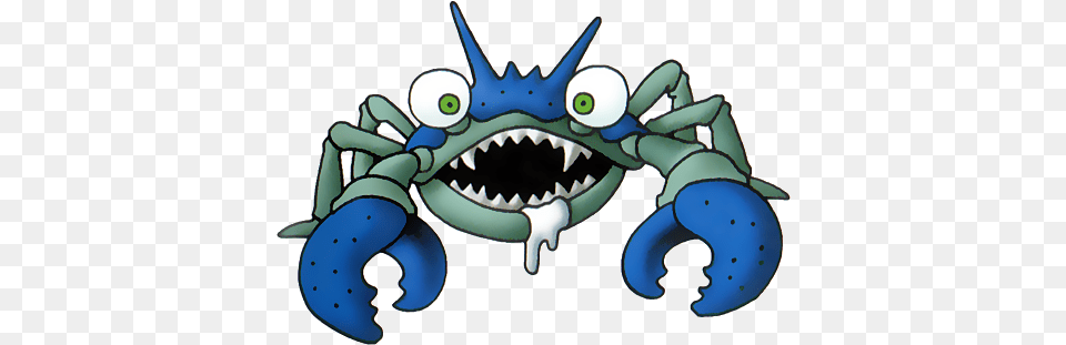 Handsome Crab Dragon Quest Handsome Crab, Seafood, Food, Animal, Sea Life Free Transparent Png