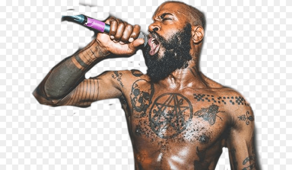 Handsome Mcride Deathgrips Yuh Dg Noided Death Grips New Album 2019, Person, Skin, Tattoo, Performer Free Png