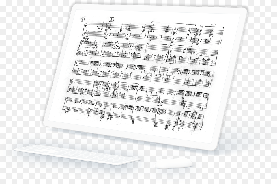 Handwriting, Sheet Music Free Transparent Png