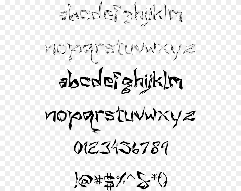 Handwriting, Gray Png Image