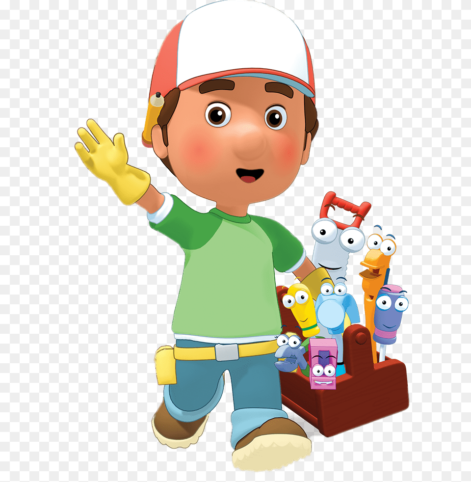 Handy Manny With Toolkit, Clothing, Glove, Elf, Baby Png Image