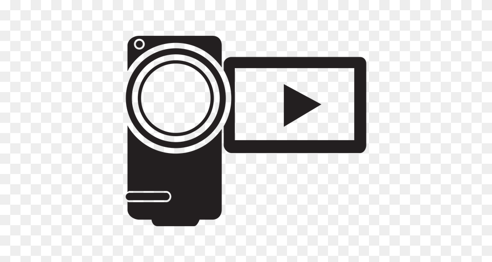Handycam Camcorder Flat Icon, Camera, Electronics, Video Camera, Appliance Png Image