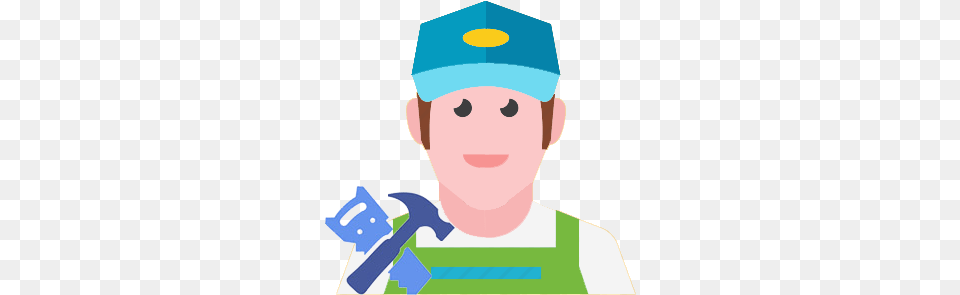 Handyman Clipart Picture Maintenance Guy Icon, Baseball Cap, Cap, Clothing, Hat Free Png Download