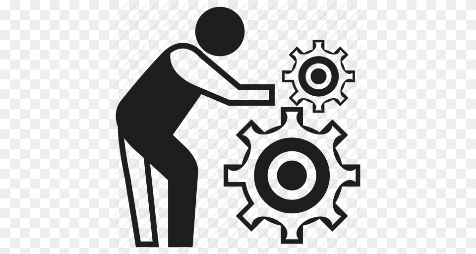 Handyman Gear Clipart Explore Pictures, Person, Washing, Machine, Spoke Png