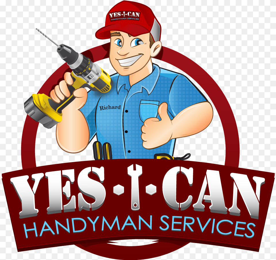 Handyman Image Cartoon, Baseball Cap, Hat, Clothing, Cap Free Transparent Png