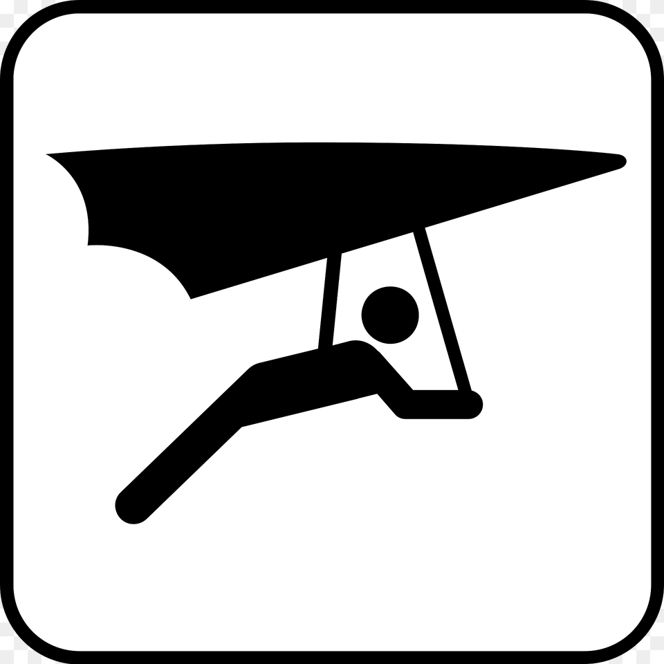 Hang Gliding Clipart, Silhouette, People, Person Free Png Download