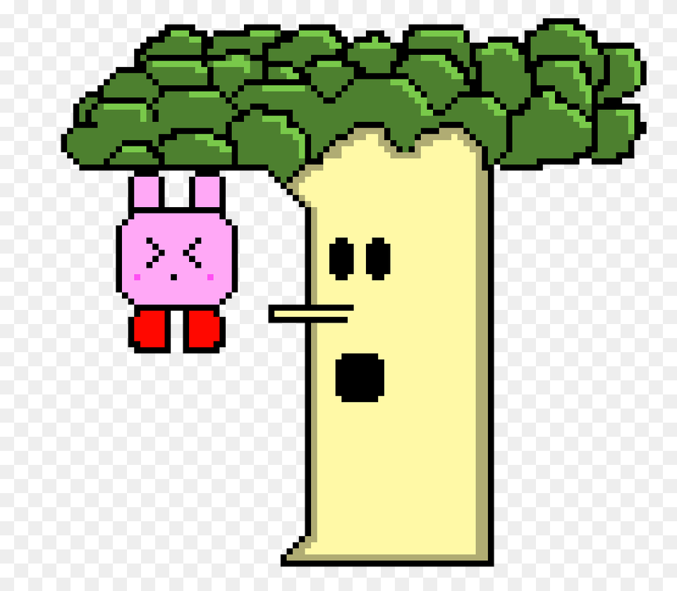 Hang In There Kirby Pixel Art Maker, Broccoli, Food, Plant, Produce Free Transparent Png