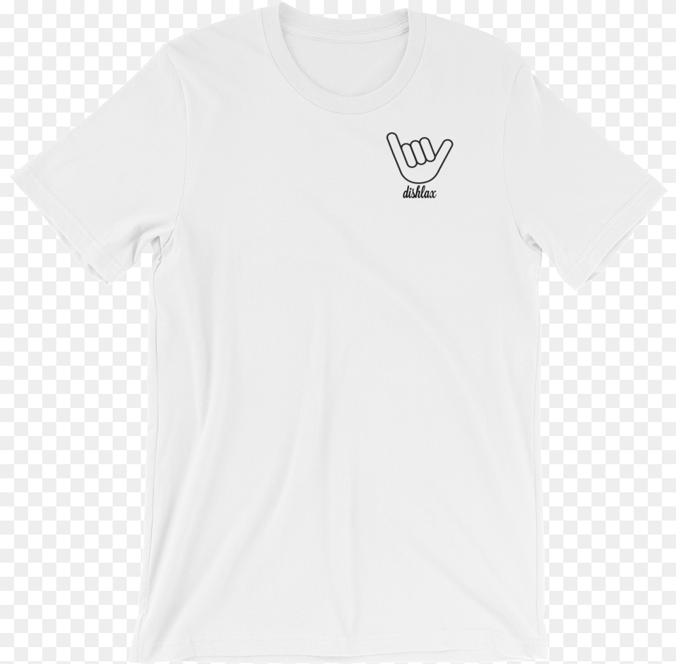 Hang Loose Lacrosse Tee Whiteblack Tee Shirt Nique Sa Mere, Clothing, T-shirt Free Transparent Png