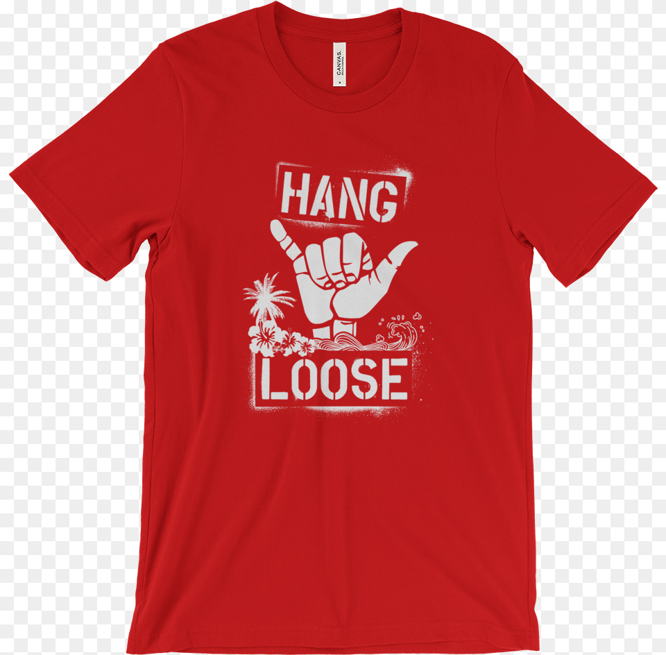 Hang Loose T Shirt Red Right Wing Death Squad Shirt, Clothing, T-shirt Free Transparent Png