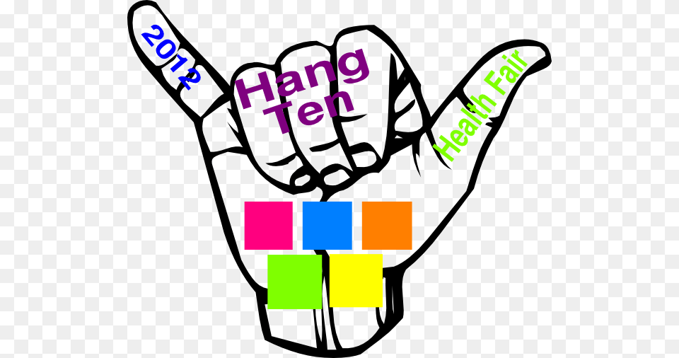 Hang Ten Health Fair Clip Art, Body Part, Hand, Person, Finger Png Image