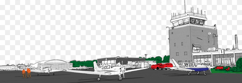 Hangar Cartoon Light Aircraft, Airfield, Airport, Person, Transportation Free Transparent Png