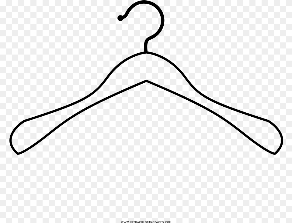 Hanger Clipart Black And White Hanger Clip Art, Gray Free Png