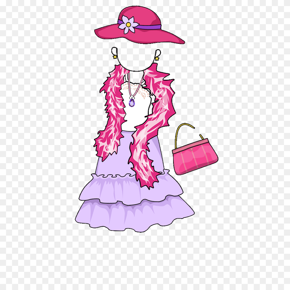Hanger Clipart Party Dress, Accessories, Purple, Bag, Clothing Free Png Download