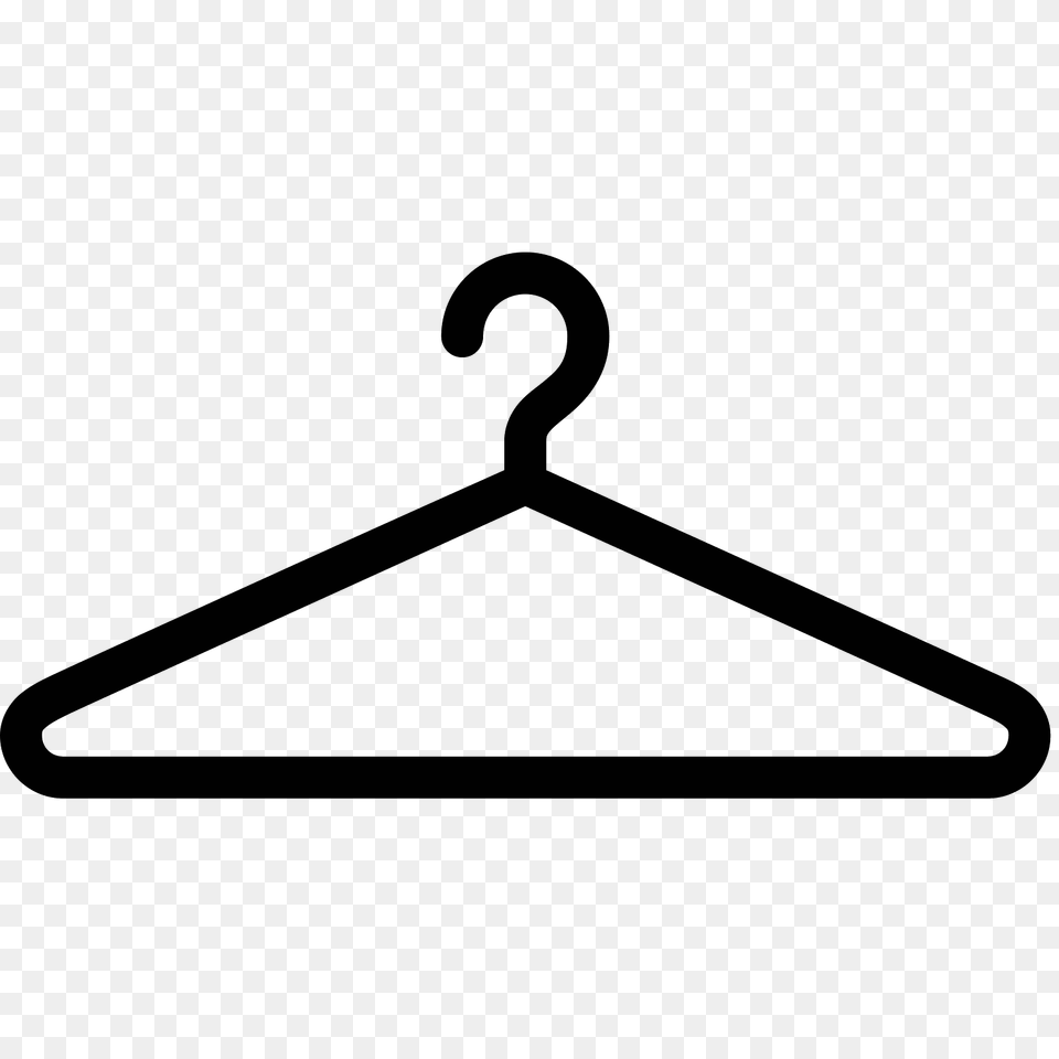 Hanger Icon, Gray Free Png
