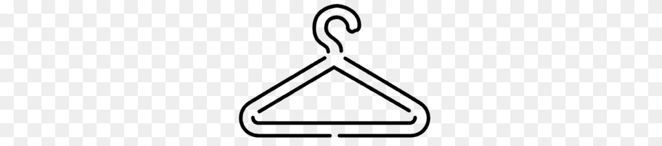 Hanger Transparent Clip Art, Gray Png