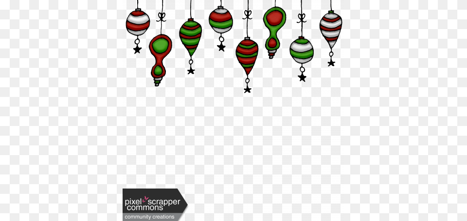 Hanging Christmas Ornament Digital Scrapbooking, Balloon Png