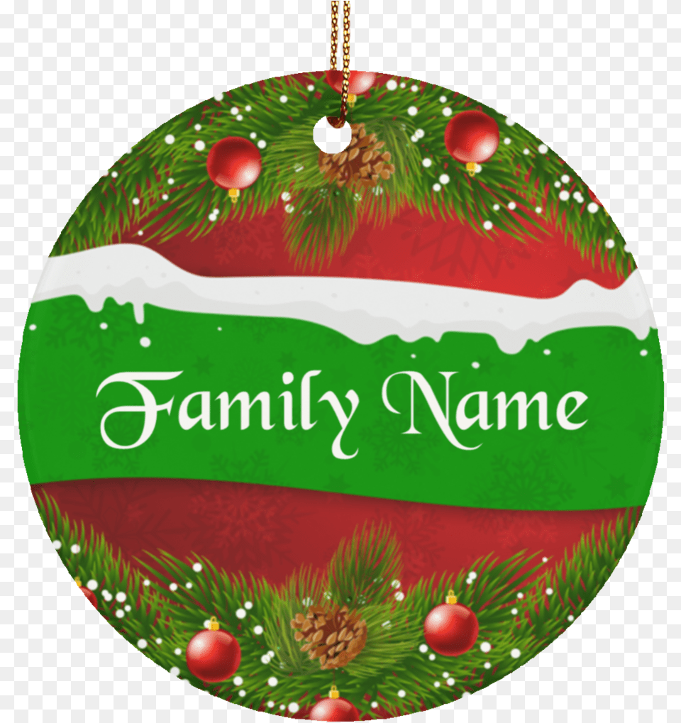 Hanging Christmas Ornaments Family Name Christmas Christmas Ornament, Accessories Png Image