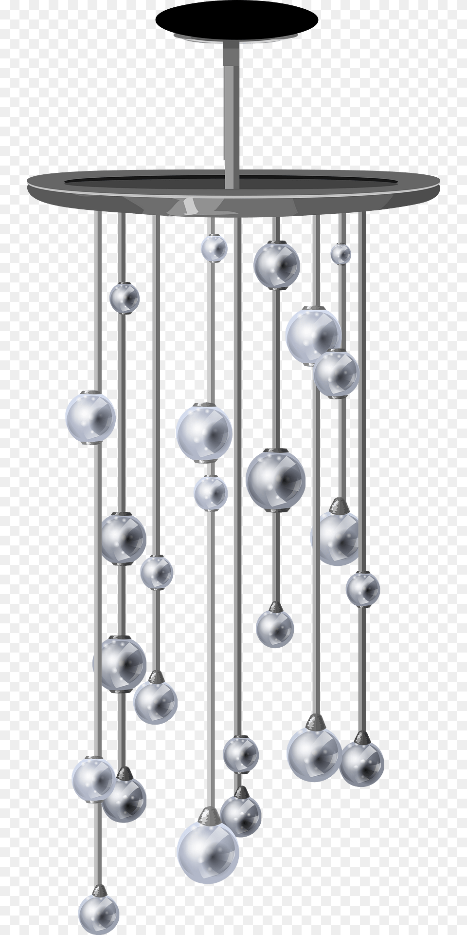 Hanging Crystals Ceiling Lamp Clipart, Chandelier Free Transparent Png