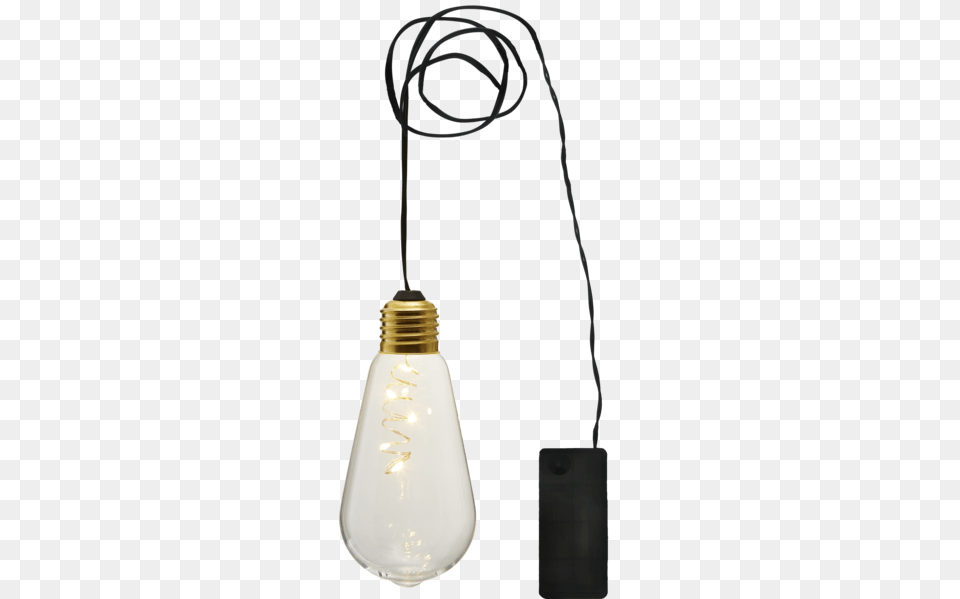 Hanging Decoration Glow Ampoule Deco A Pile, Light, Lightbulb, Bottle, Shaker Free Png Download