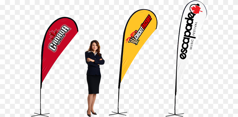 Hanging Flag Banner Business, Adult, Sleeve, Person, Woman Free Transparent Png