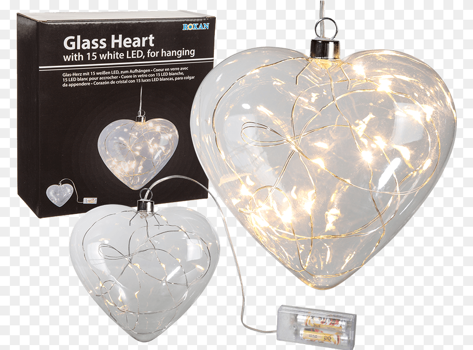 Hanging Glass Heart Ornament, Lamp, Chandelier Free Transparent Png