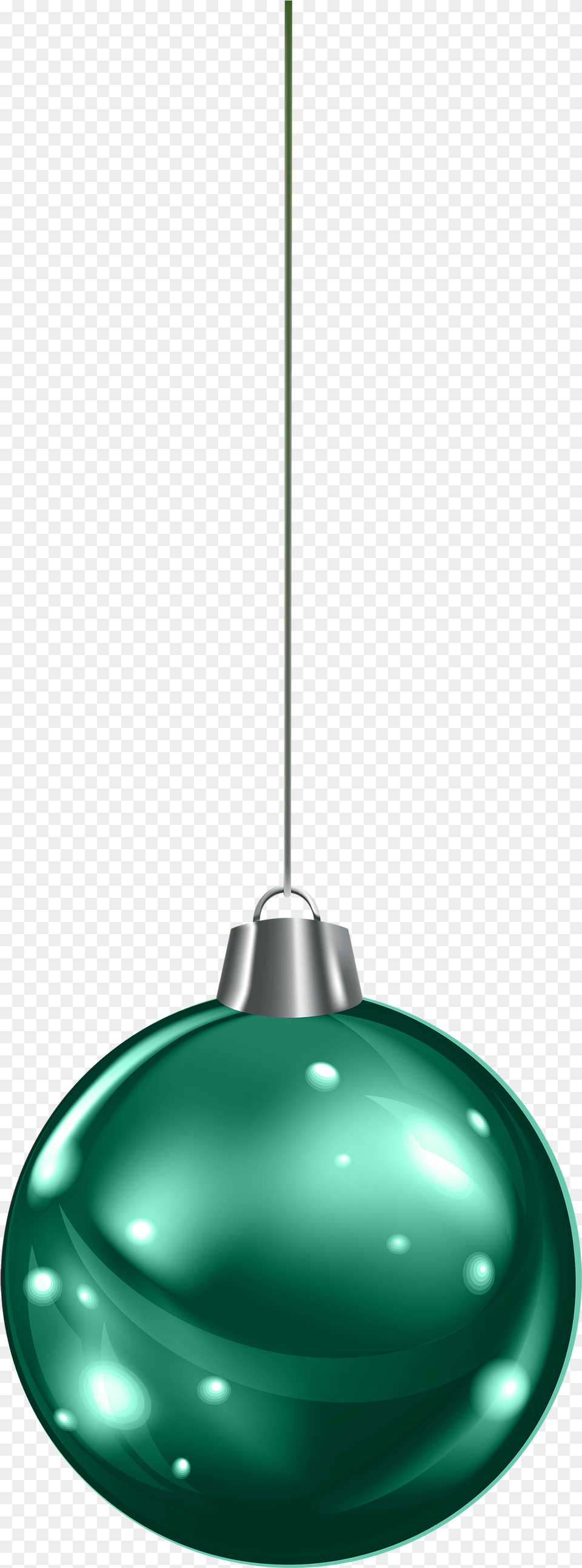 Hanging Green Christmas Ball Clipart Green Christmas Ball, Lighting, Lamp, Light Fixture Png