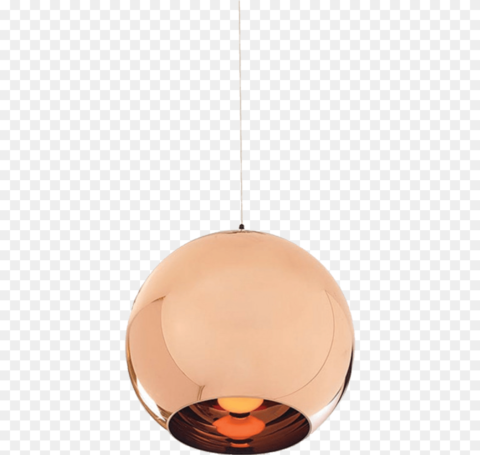 Hanging Light Bulb Download Tom Dixon Copper Shade, Lamp, Chandelier, Light Fixture, Ceiling Light Free Png