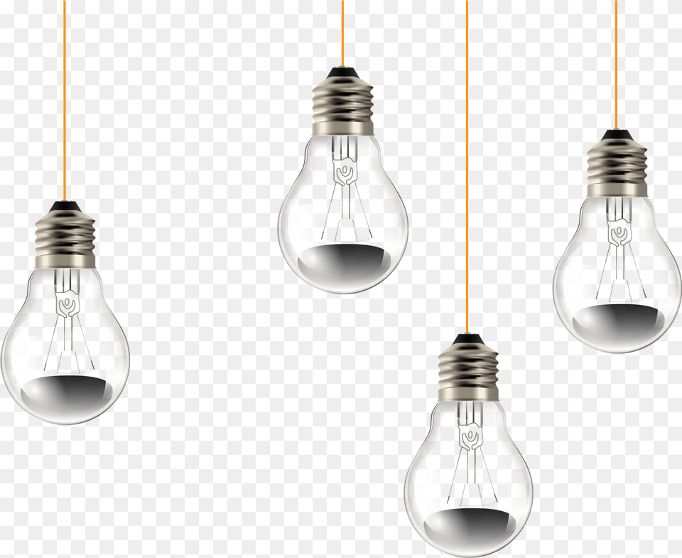 Hanging Lights Off Lampshade, Light, Lightbulb Free Png