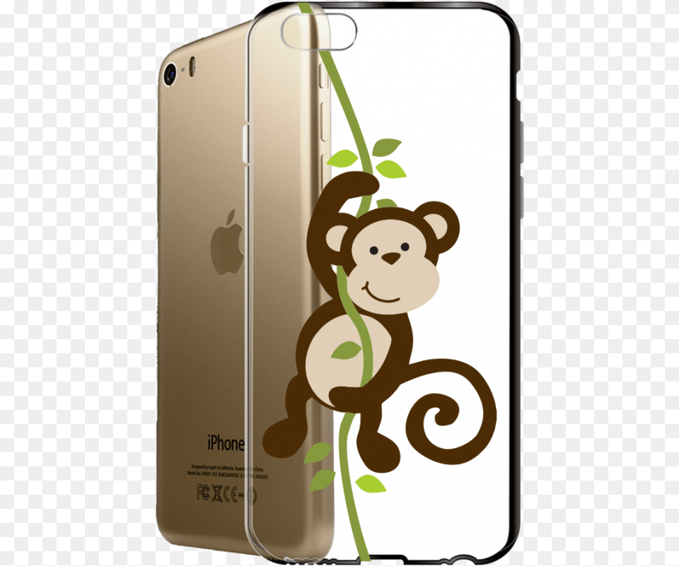 Hanging Monkey Clear Case 539x739area Rug, Electronics, Mobile Phone, Phone, Animal Free Png