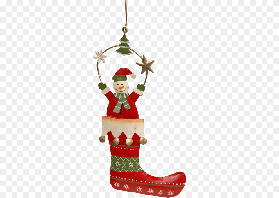 Hanging Ornament Boot With Snowman Boot, Christmas, Christmas Decorations, Festival, Hosiery Png