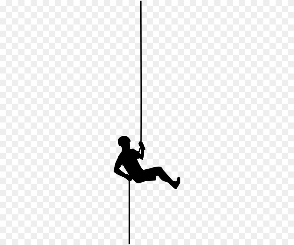 Hanging Rabbit 2 A Sombrado Repeller Rock Climbing, Gray Free Transparent Png