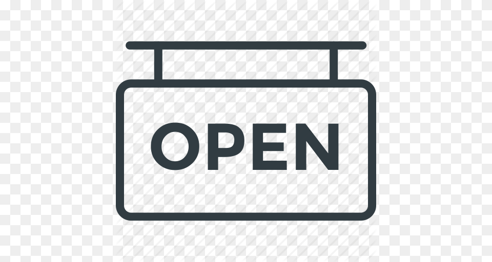 Hanging Sign Information Sign Open Signboard Open Tag Shop, Gate, Fence, Text Png Image
