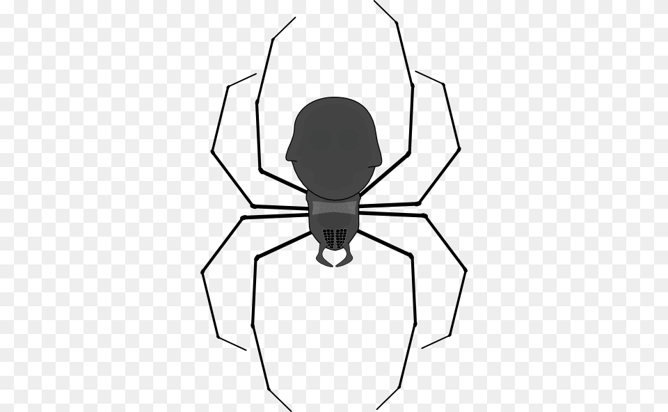 Hanging Spider Clip Art, Stencil, Device, Grass, Lawn Png Image