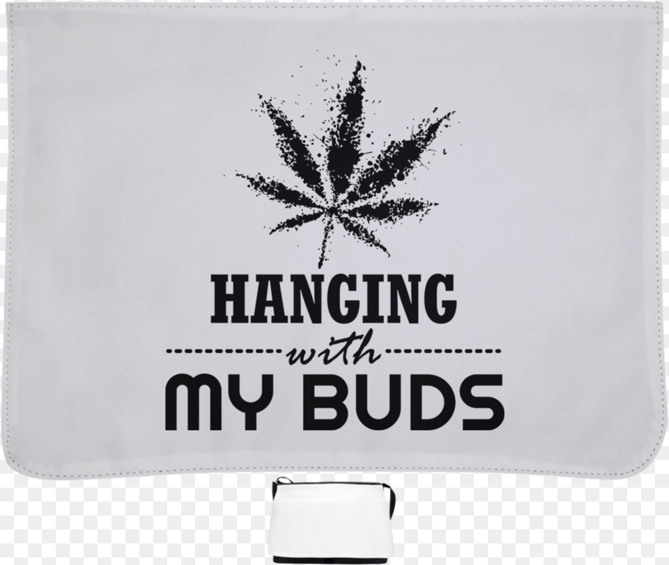 Hanging With My Buds Messenger Bag Label, Leaf, Plant, White Board Free Png Download