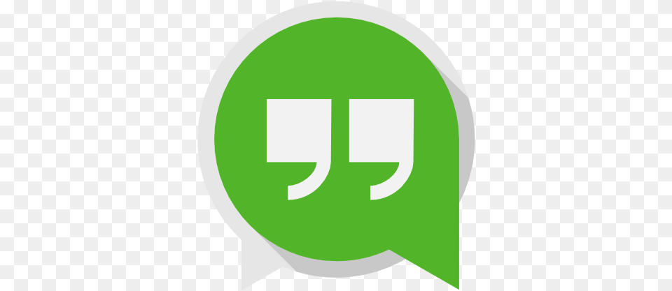 Hangout Icon Icono De Hangout, Green, Logo, Symbol Png