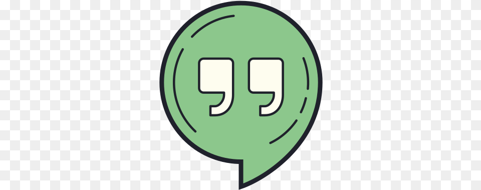 Hangouts Icon Hangouts Icon Aesthetic, Green, Logo, Disk, Symbol Free Png Download
