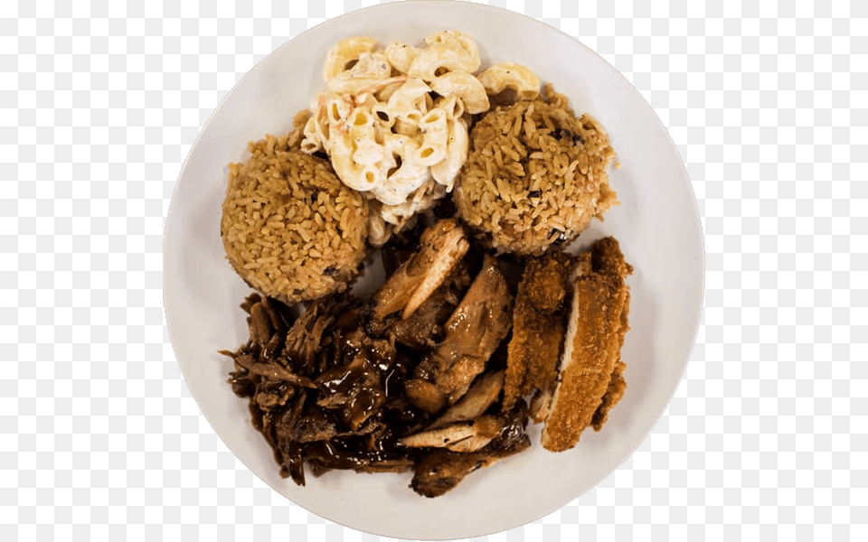 Hangy Ohana S Combo Plate Ice Cream, Food, Food Presentation, Meal, Meat Png Image