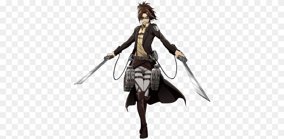 Hanji Zoe Does She Not Look Like A Badass In This Attack On Titan Hanji, Adult, Person, Woman, Female Png Image