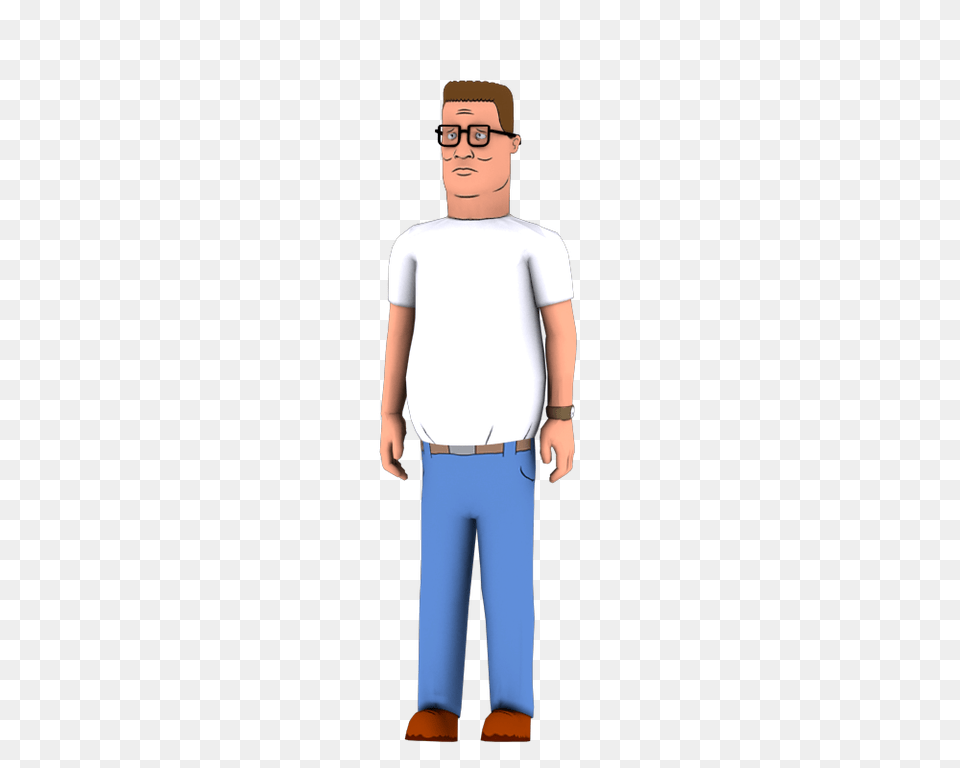 Hank Hill Download, T-shirt, Clothing, Standing, Sleeve Free Transparent Png