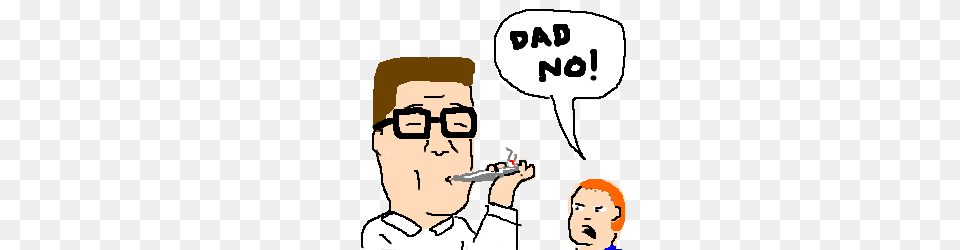 Hank Hill Smoking Crack, Person, People, Book, Comics Free Png