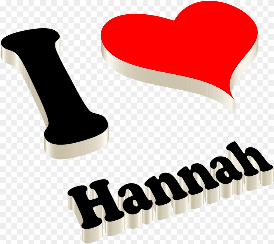 Hannah Heart Name Portable Network Graphics, Brush, Device, Tool Free Transparent Png