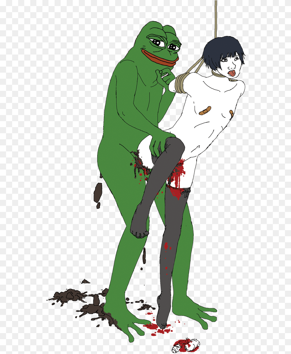 Hannah On Twitter Pepe The Frog Rape, Adult, Male, Man, Person Free Png Download