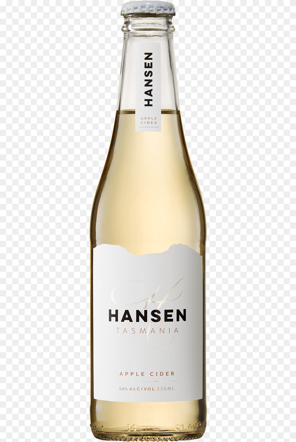 Hansen Apple Cider 330ml Cider, Alcohol, Beer, Beverage, Bottle Free Png Download