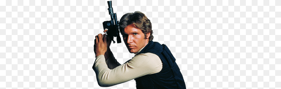Hansolo Han Solo Harrison Ford, Adult, Rifle, Photography, Person Free Png Download