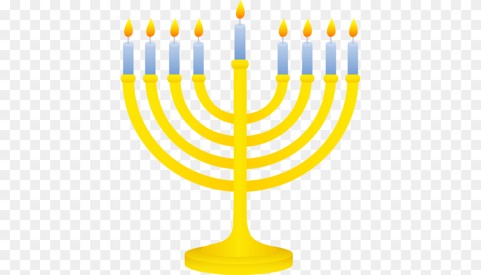 Hanukkah, Festival, Hanukkah Menorah, Candle, Candlestick Png Image