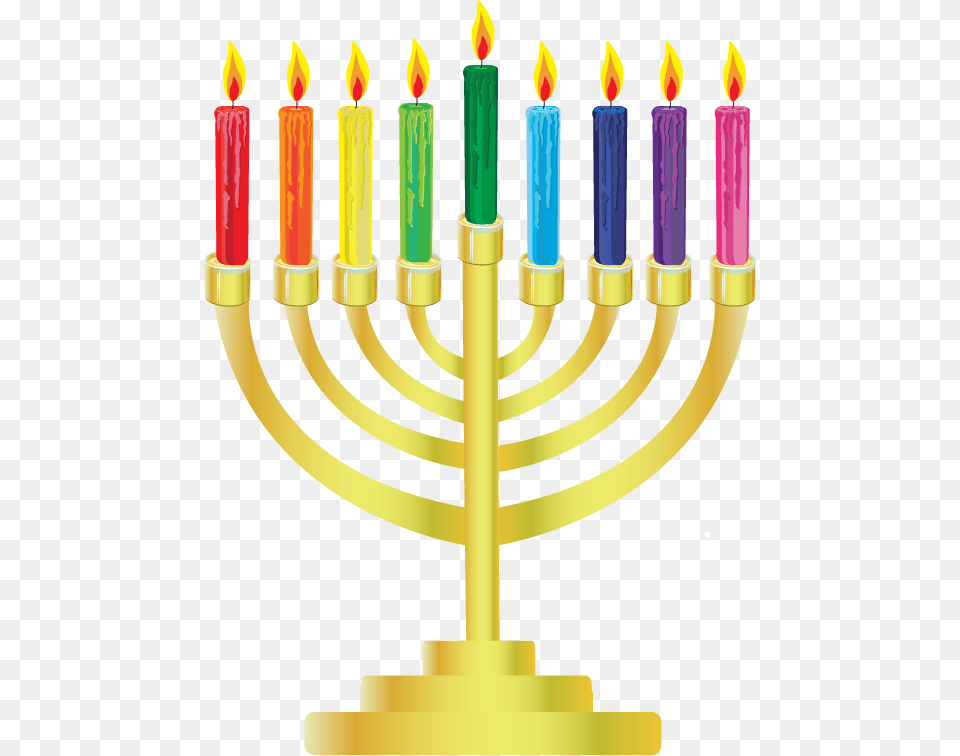 Hanukkah, Festival, Hanukkah Menorah, Candle, Candlestick Free Png Download