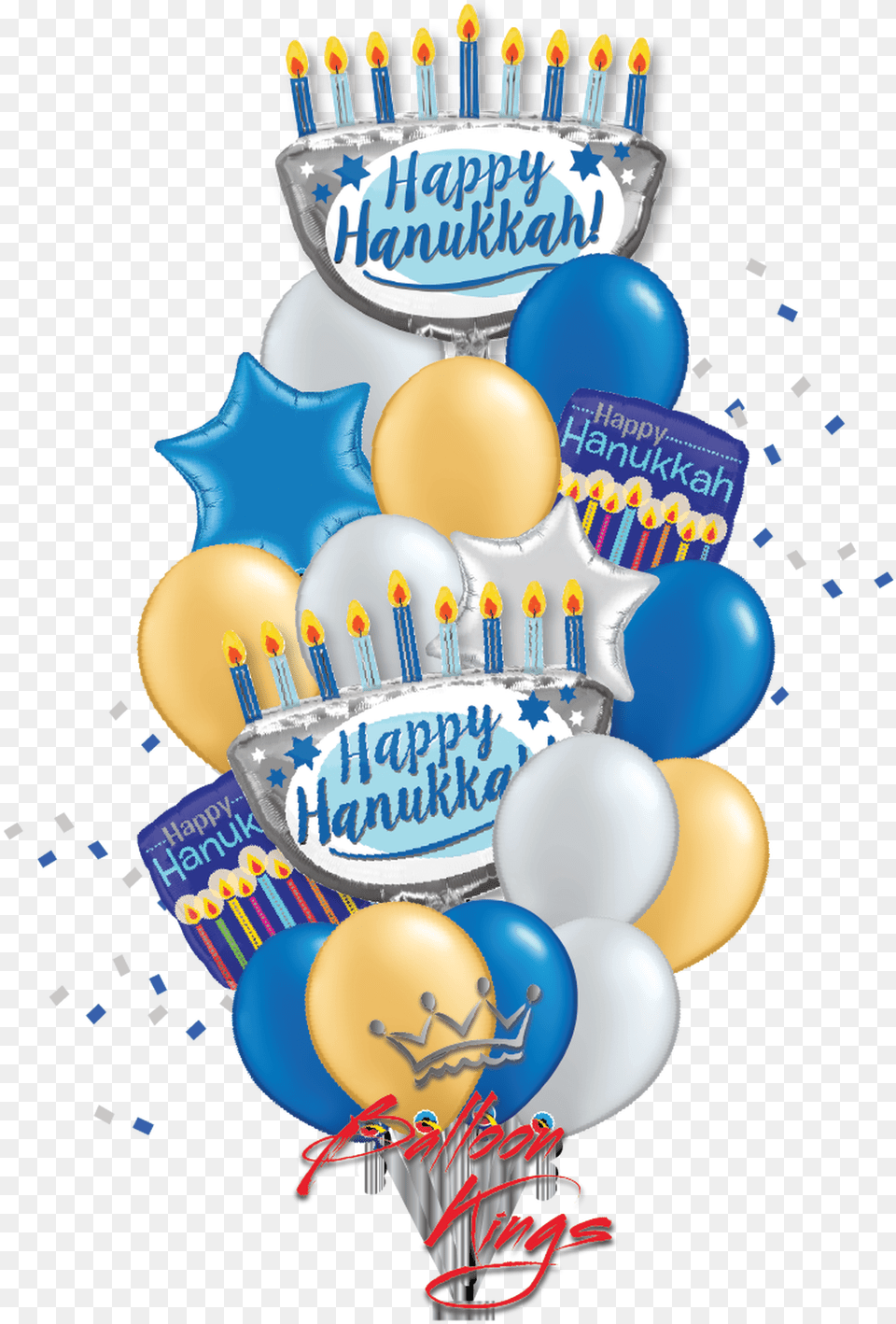 Hanukkah Candles Bouquet, Balloon, People, Person, Birthday Cake Free Png Download