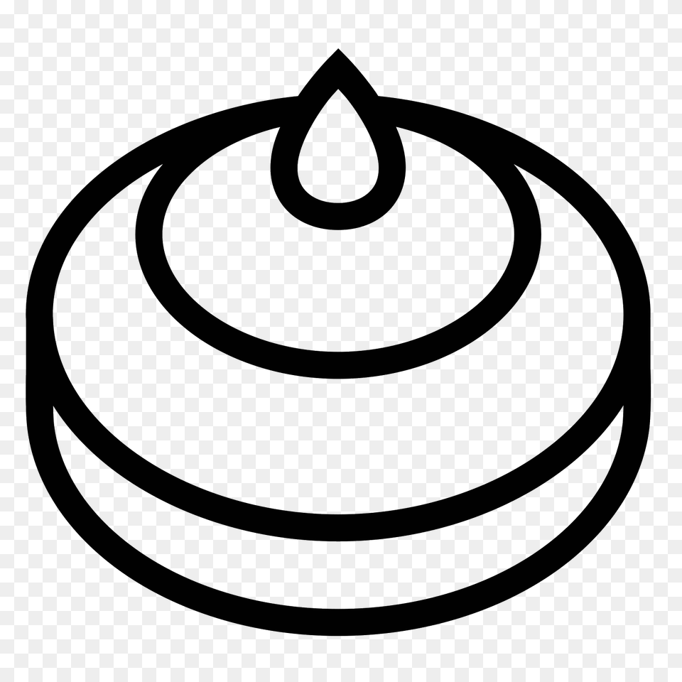 Hanukkah Donut, Gray Png Image