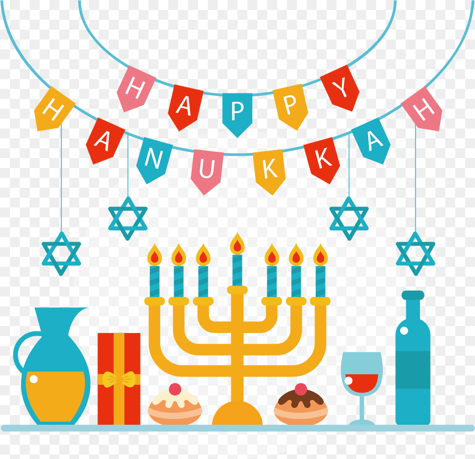 Hanukkah Euclidean Vector Candle Transparent Background Hanukkah Clipart, Person, People, Birthday Cake, Food Free Png